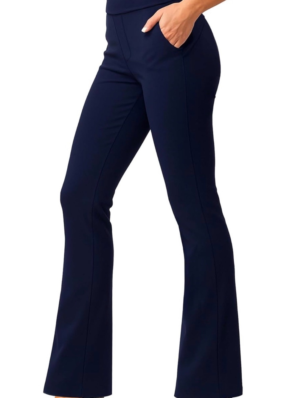 Women’s Navy Flare Pants